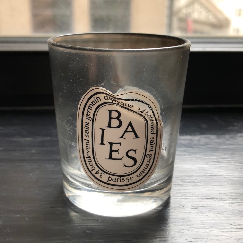 Empty Diptyque candle holder